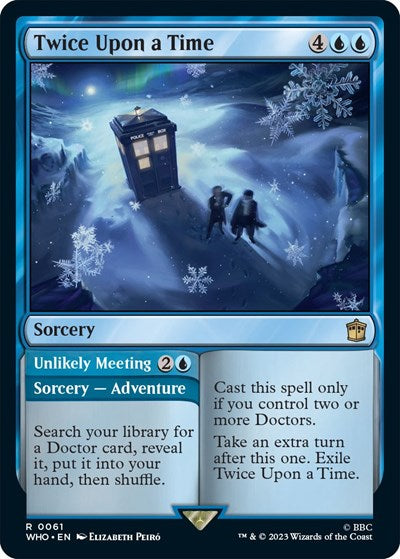 Twice Upon a Time WHO #61 (Near Mint Rare) Magic: The Gathering: Universes Beyond: Doctor Who