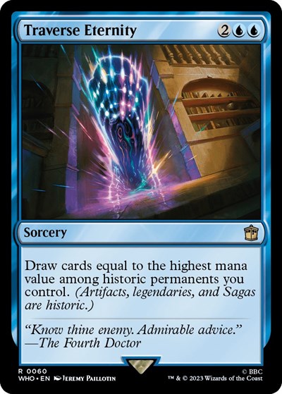 Traverse Eternity WHO #60 (Near Mint Rare) Magic: The Gathering: Universes Beyond: Doctor Who