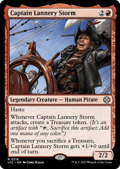 Captain Lannery Storm LCC #218 (Near Mint Rare) Magic: The Gathering: Commander: The Lost Caverns of Ixalan