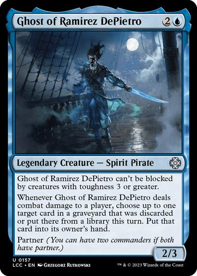 Ghost of Ramirez DePietro LCC #157 (Near Mint Uncommon) Magic: The Gathering: Commander: The Lost Caverns of Ixalan