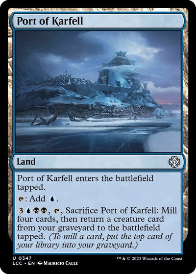 Port of Karfell LCC #347 (Near Mint Uncommon) Magic: The Gathering: Commander: The Lost Caverns of Ixalan