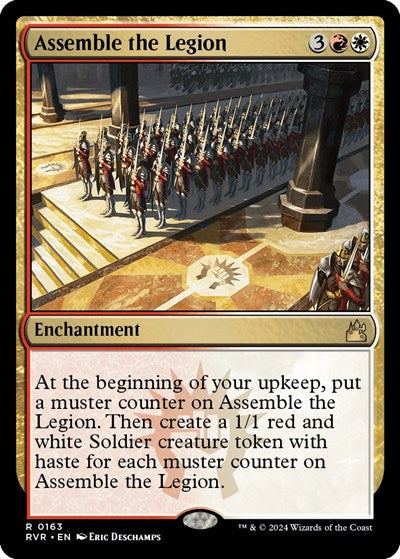 Assemble the Legion RVR #163 (Near Mint Rare) Magic: The Gathering: Ravnica Remastered