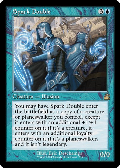 Spark Double Retro Frame RVR #319 (Near Mint Rare) Magic: The Gathering: Ravnica Remastered