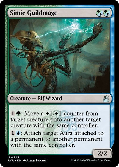 Simic Guildmage RVR #223 (Near Mint Uncommon) Magic: The Gathering: Ravnica Remastered
