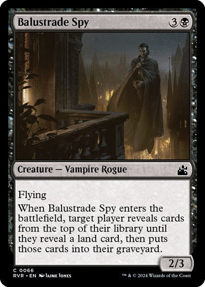 Balustrade Spy RVR #66 (Near Mint Common) Magic: The Gathering: Ravnica Remastered