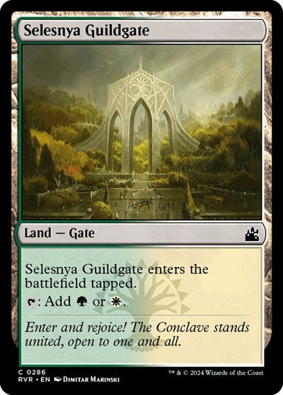 Selesnya Guildgate RVR #286 (Near Mint Common) Magic: The Gathering: Ravnica Remastered