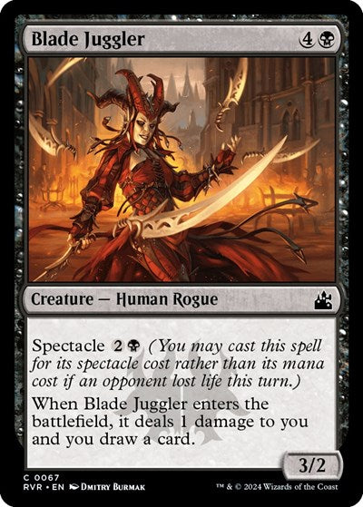 Blade Juggler RVR #67 (Near Mint Common) Magic: The Gathering: Ravnica Remastered