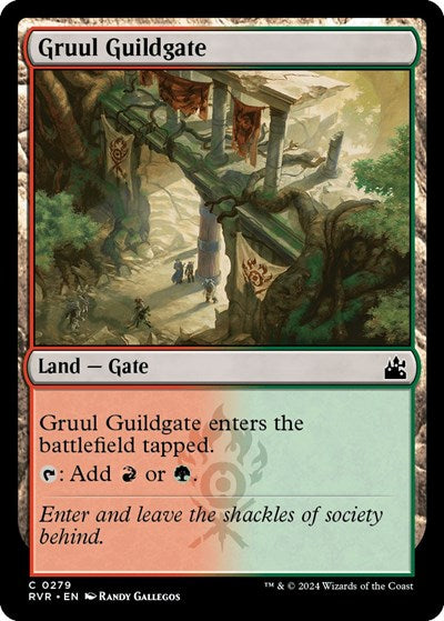 Gruul Guildgate RVR #279 (Near Mint Common) Magic: The Gathering: Ravnica Remastered