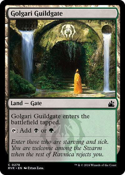 Golgari Guildgate RVR #278 (Near Mint Common) Magic: The Gathering: Ravnica Remastered