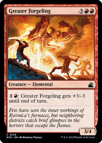 Greater Forgeling RVR #109 (Near Mint Common) Magic: The Gathering: Ravnica Remastered