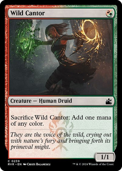 Wild Cantor RVR #239 (Near Mint Common) Magic: The Gathering: Ravnica Remastered