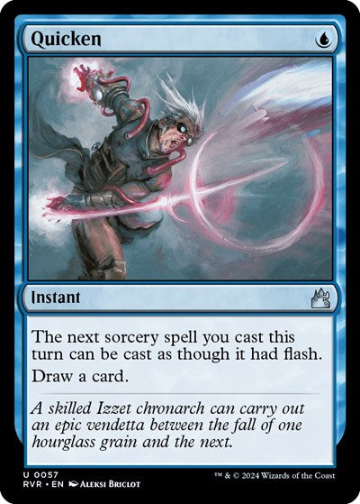 Quicken RVR #57 (Near Mint Uncommon) Magic: The Gathering: Ravnica Remastered