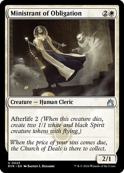 Ministrant of Obligation RVR #23 (Near Mint Uncommon) Magic: The Gathering: Ravnica Remastered