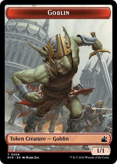 Goblin Token 0008 RVR #8 (Near Mint T) Magic: The Gathering: Ravnica Remastered