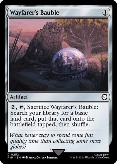 Wayfarers Bauble PIP #252 (Near Mint Common) Magic: The Gathering: Universes Beyond: Fallout