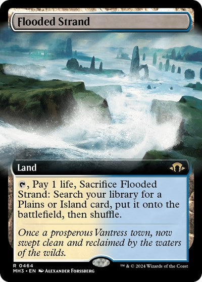 Flooded Strand Extended Art MH3 #464 (Near Mint Rare) Magic: The Gathering: Modern Horizons 3
