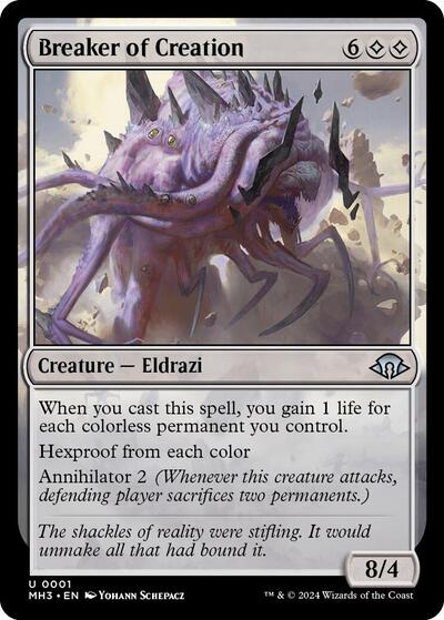 Breaker of Creation MH3 #1 (Near Mint Uncommon) Magic: The Gathering: Modern Horizons 3