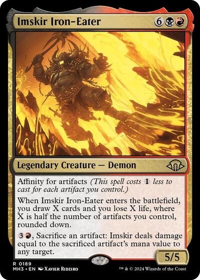 Imskir Iron Eater MH3 #189 (Near Mint Rare) Magic: The Gathering: Modern Horizons 3
