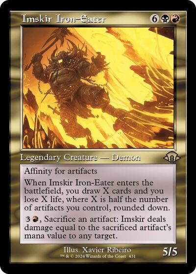 Imskir Iron Eater Retro Frame MH3 #431 (Near Mint Rare) Magic: The Gathering: Modern Horizons 3