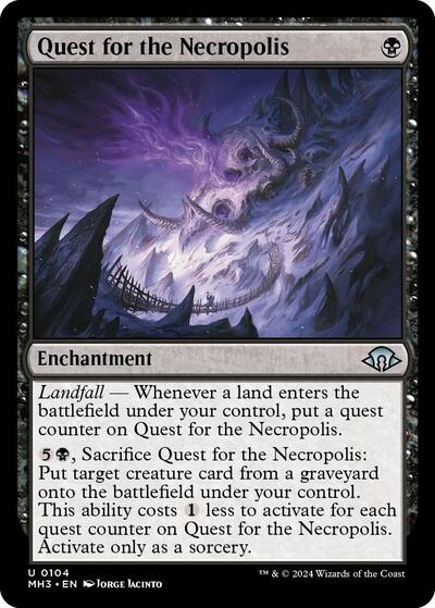 Quest for the Necropolis MH3 #104 (Near Mint Uncommon) Magic: The Gathering: Modern Horizons 3