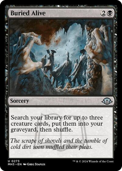 Buried Alive MH3 #273 (Moderately Played Uncommon) Magic: The Gathering: Modern Horizons 3