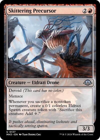 Skittering Precursor MH3 #137 (Near Mint Uncommon) Magic: The Gathering: Modern Horizons 3