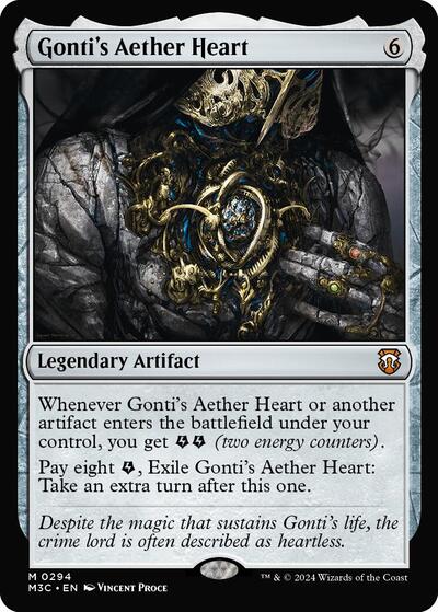 Gontis Aether Heart M3C #294 (Near Mint Mythic Rare) Magic: The Gathering: Commander: Modern Horizons 3