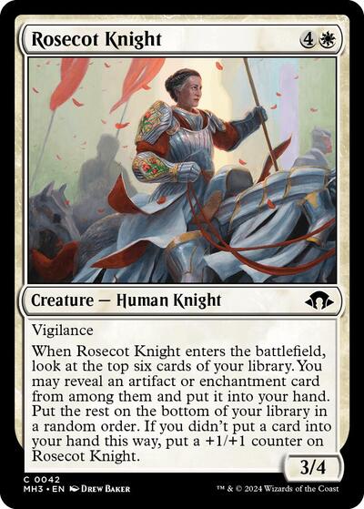 Rosecot Knight MH3 #42 (Near Mint Common) Magic: The Gathering: Modern Horizons 3