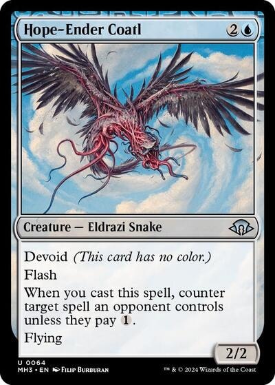Hope Ender Coatl Modern Horizons 3 MH3 #64 (Uncommon) Magic: The Gathering: