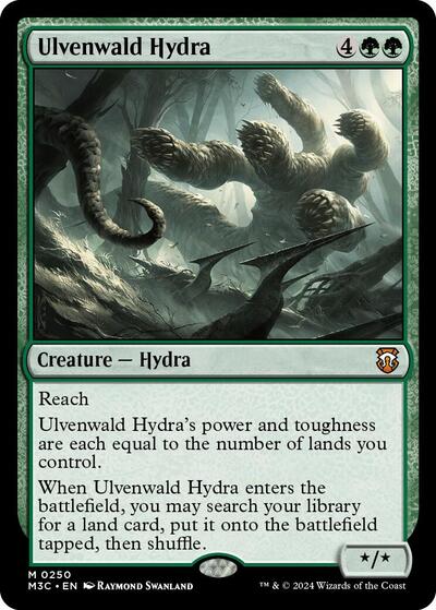 Ulvenwald Hydra M3C #250 (Near Mint Mythic Rare) Magic: The Gathering: Commander: Modern Horizons 3