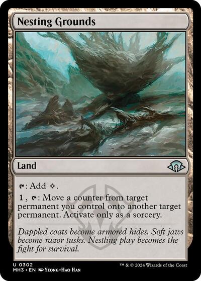 Nesting Grounds MH3 #302 (Near Mint Uncommon) Magic: The Gathering: Modern Horizons 3