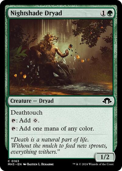 Nightshade Dryad MH3 #163 (Near Mint Common) Magic: The Gathering: Modern Horizons 3