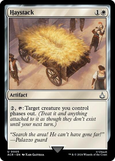 Haystack Foil ACR #5 (Near Mint Uncommon) Magic: The Gathering: Universes Beyond: Assassin's Creed