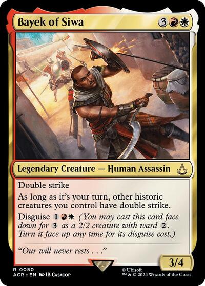 Bayek of Siwa ACR #50 (Near Mint Rare) Magic: The Gathering: Universes Beyond: Assassin's Creed