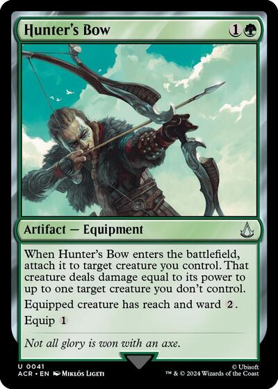 Hunters Bow Universes Beyond: Assassin's Creed ACR #41 (Uncommon) Magic: The Gathering: