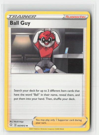 Ball Guy Shining Fates 057/072 UC Pokemon MP