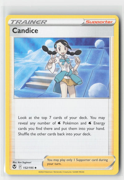 Candice Silver Tempest 152/195 UC Pokemon LP