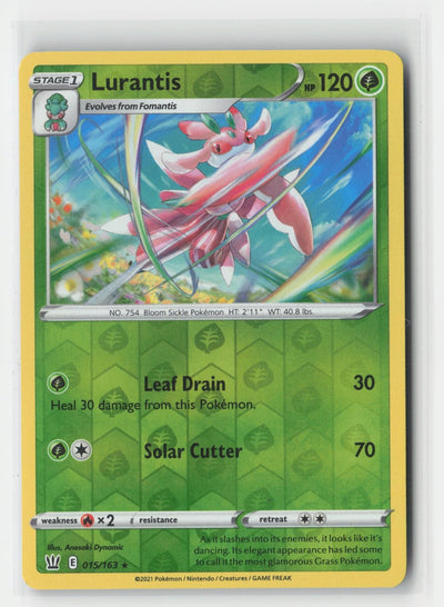 Lurantis Reverse Holo Battle Styles 015/163 R Pokemon NM