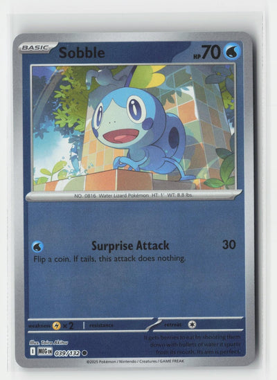Sobble Reverse Holo Mega Evolution 039/132 C Pokemon NM