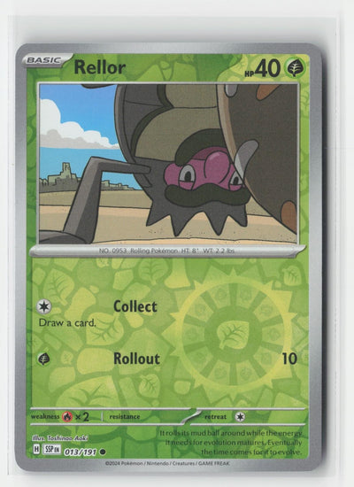 Rellor Reverse Holo Surging Sparks 013/191 C Pokemon NM