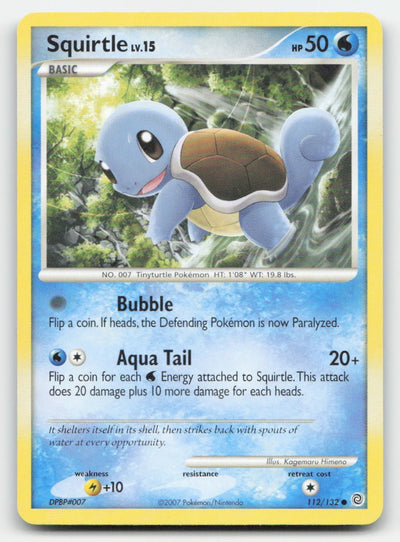 Squirtle Secret Wonders 112/132 C Pokemon NM