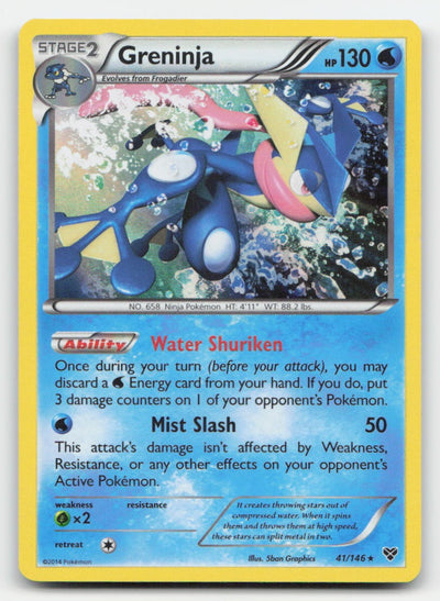 Greninja Holo Holo XY 41/146 R Pokemon MP