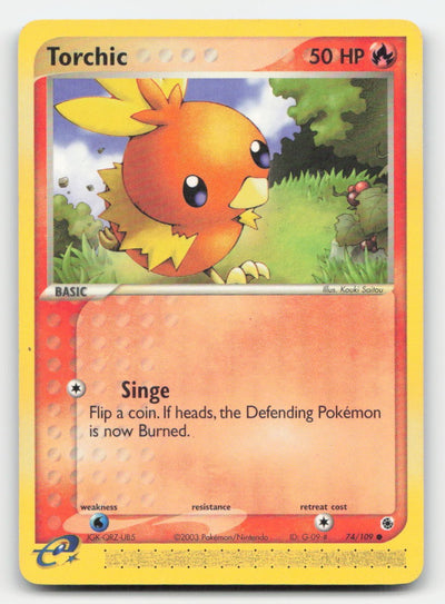 Torchic Ruby & Sapphire 74/109 C Pokemon LP