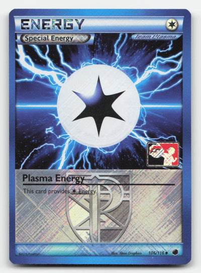 Plasma Energy (Special) (Play! Pokemon) Holo Cards 106/116 Pokemon NM