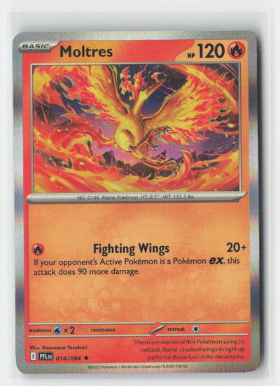 Moltres Holo ME02: Phantasmal Flames PFL 014/094