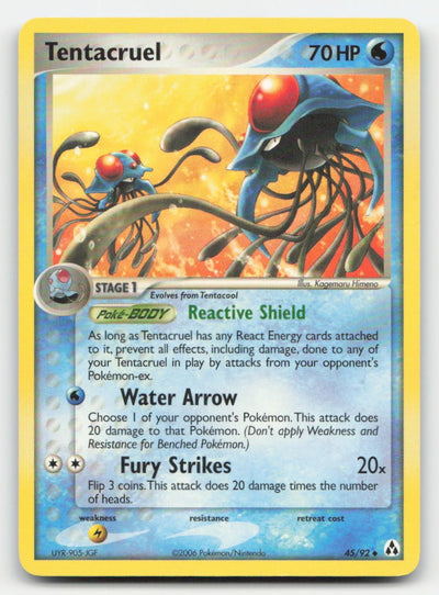 Tentacruel Legend Maker 45/92 UC Pokemon MP