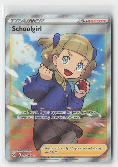Schoolgirl (Full Art) Holo SWSH08: Fusion Strike SWSH08 262/264 Pokemon TCG