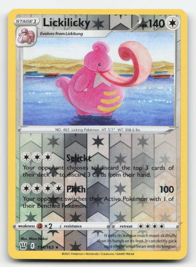 Lickilicky Reverse Holo Battle Styles 114/163 R Pokemon NM