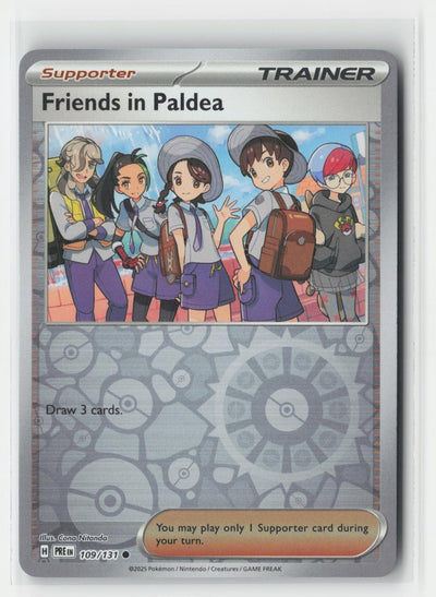 Friends in Paldea Reverse Holo Prismatic Evolutions 109/131 C Pokemon NM