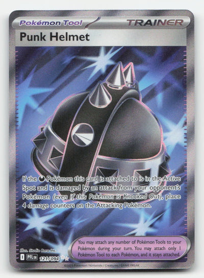 Punk Helmet Holo Phantasmal Flames 121/094 Ultra Rare Pokemon NM